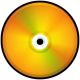 CD Colored Orange Icon 80x80 png